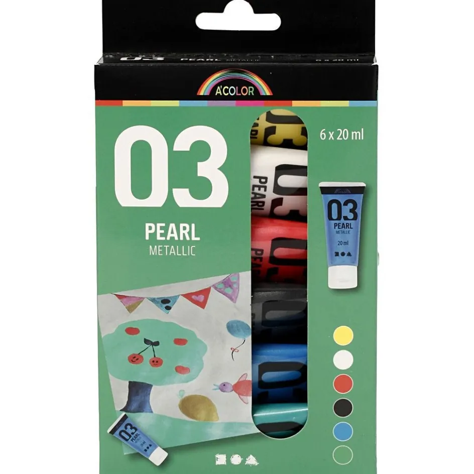 A-color Acrylic Paint Metallic| Children'S Paint|Acrylic Paints