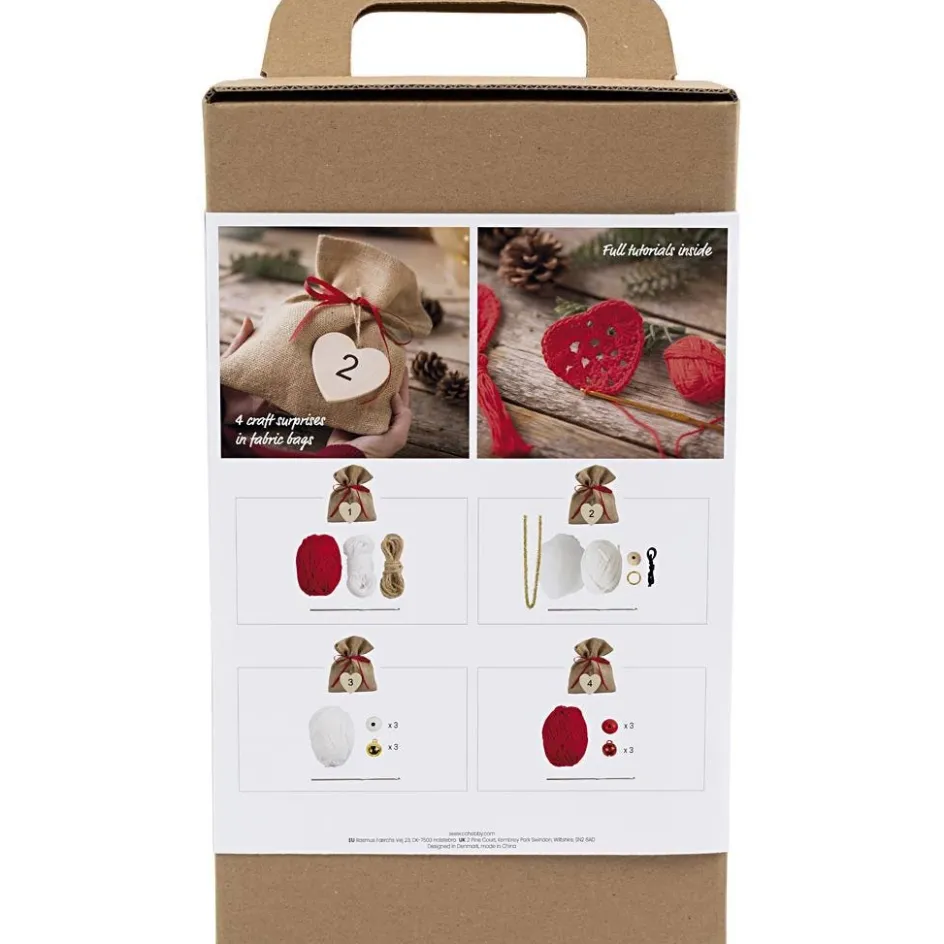 Creativ Company Advent Calendar Crochet| Yarn|Diy-Kits, Textiles And Yarn