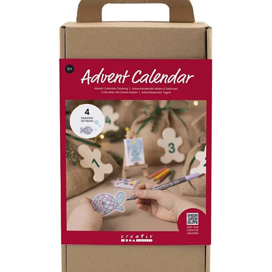 Creativ Company Advent Calendar Drawing| Diy-Kits, Basic Items And Tools
