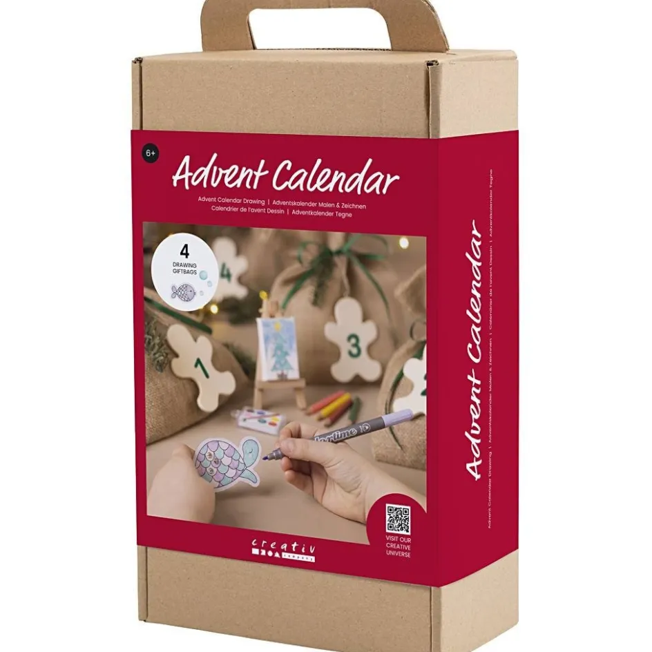 Creativ Company Advent Calendar Drawing| Diy-Kits, Basic Items And Tools