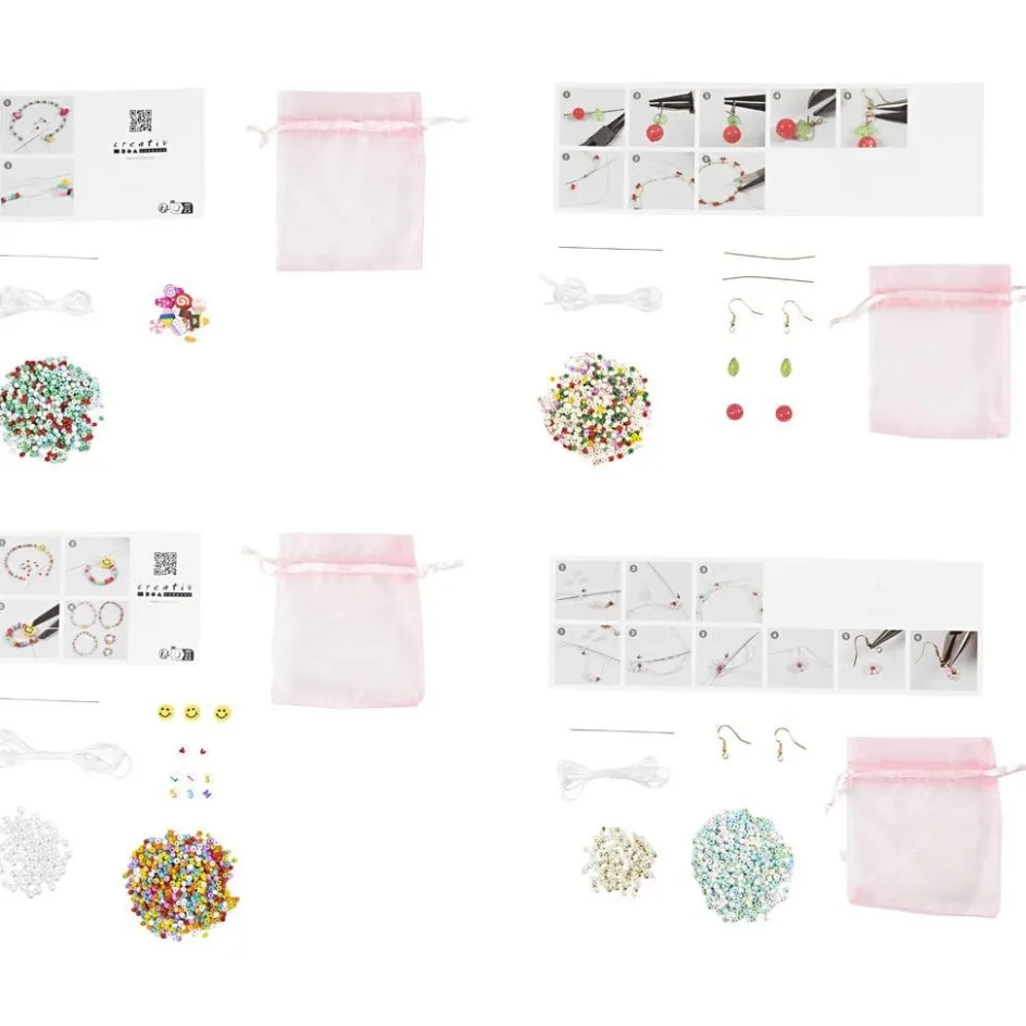 Creativ Company Advent Calendar Jewellery| Beads|Diy-Kits, Beads And Jewellery Making