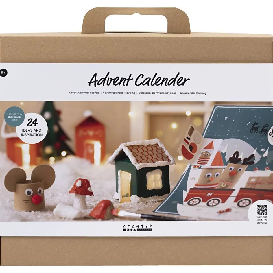 Creativ Company Advent Calendar Recycle| Diy-Kits, Basic Items And Tools