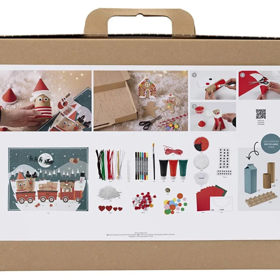 Creativ Company Advent Calendar Recycle| Diy-Kits, Basic Items And Tools