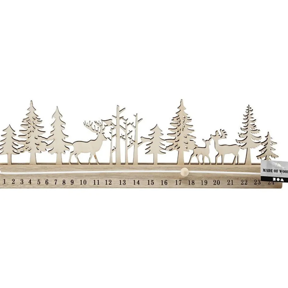Creativ Company Advent countdown| Figures, Eggs And Animals For Decorating