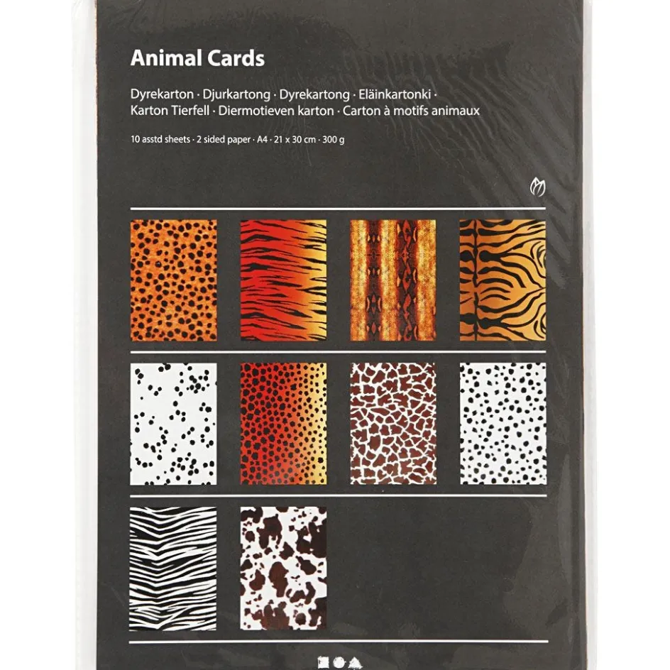 Creativ Company Animal Card| Paper And Card|Calendars, Notebooks And Colouring Books
