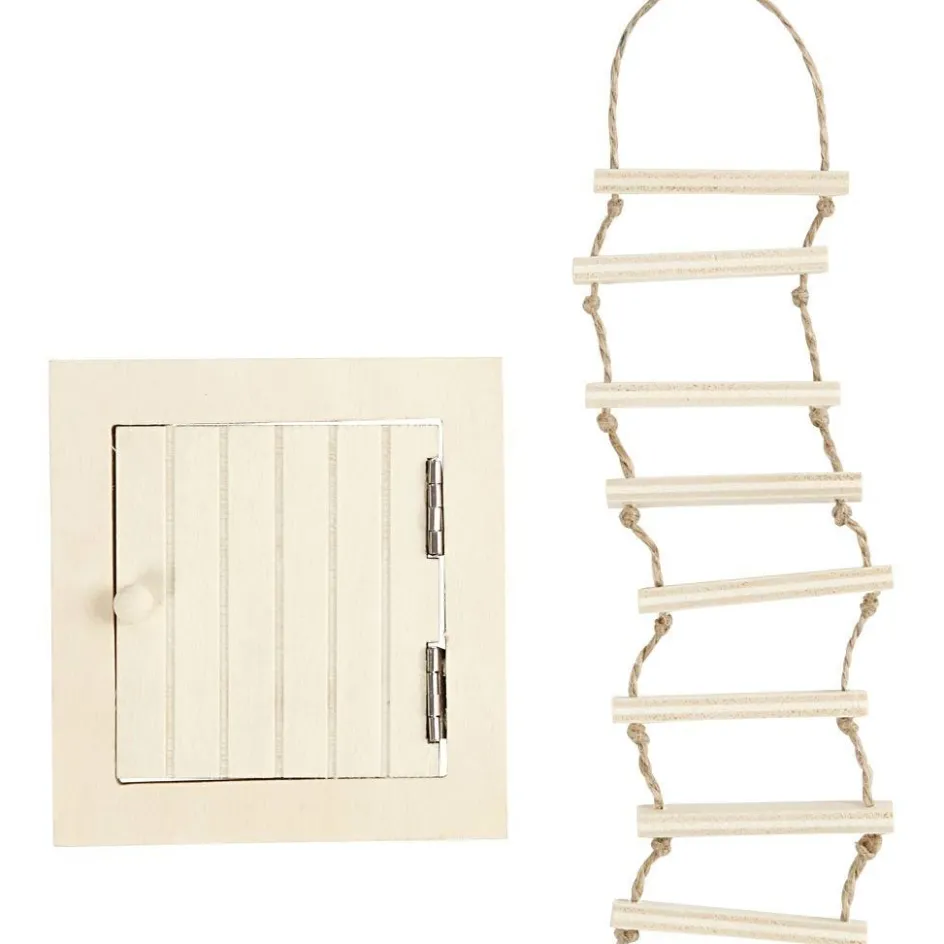 Creativ Company Attic Access Door and rope ladder| Miniature