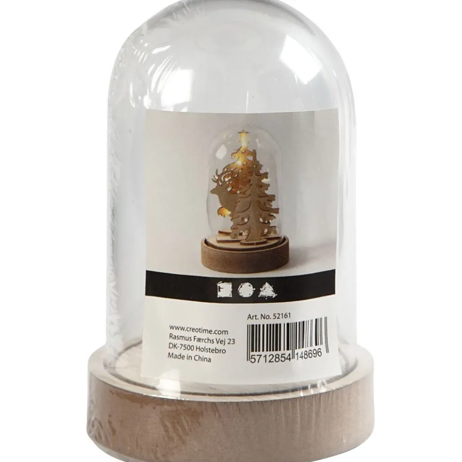 Creativ Company Bell on a Wooden Stand| Figures, Eggs And Animals For Decorating