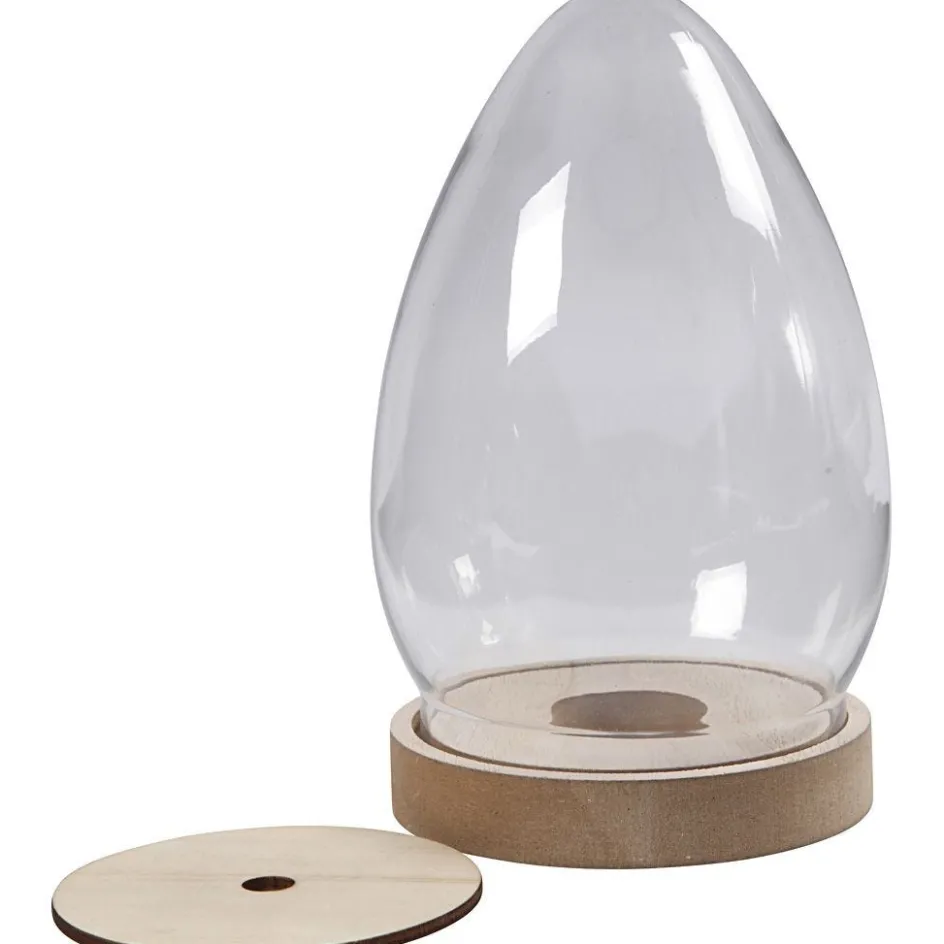 Creativ Company Bell on Wooden Stand| Figures, Eggs And Animals For Decorating