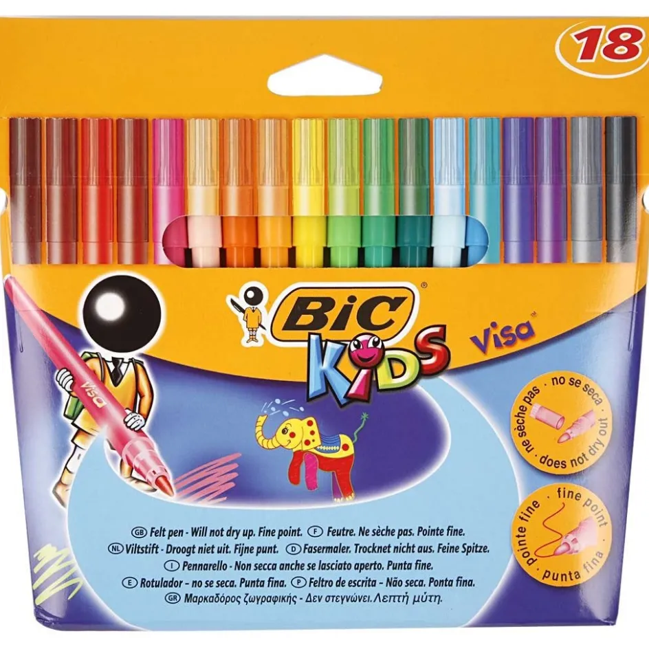 BIC Visa Fine Marker| Paints And Painting Accessories|Felt Tips