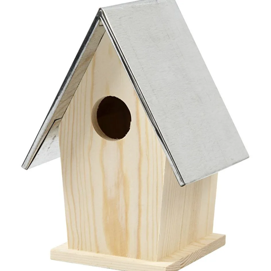 Creativ Company Bird box with zinc roof| Home Furnishings
