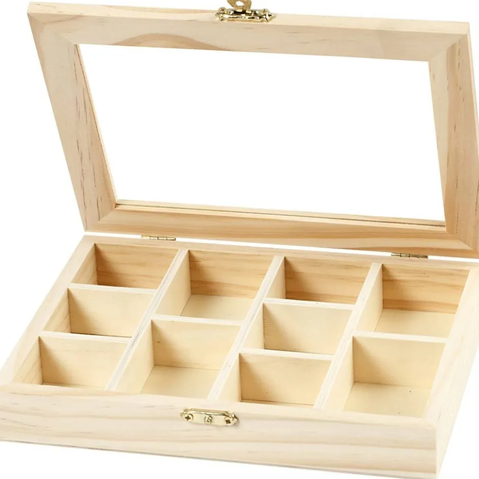 Creativ Company Box with Glass Lid| Boxes And Storage