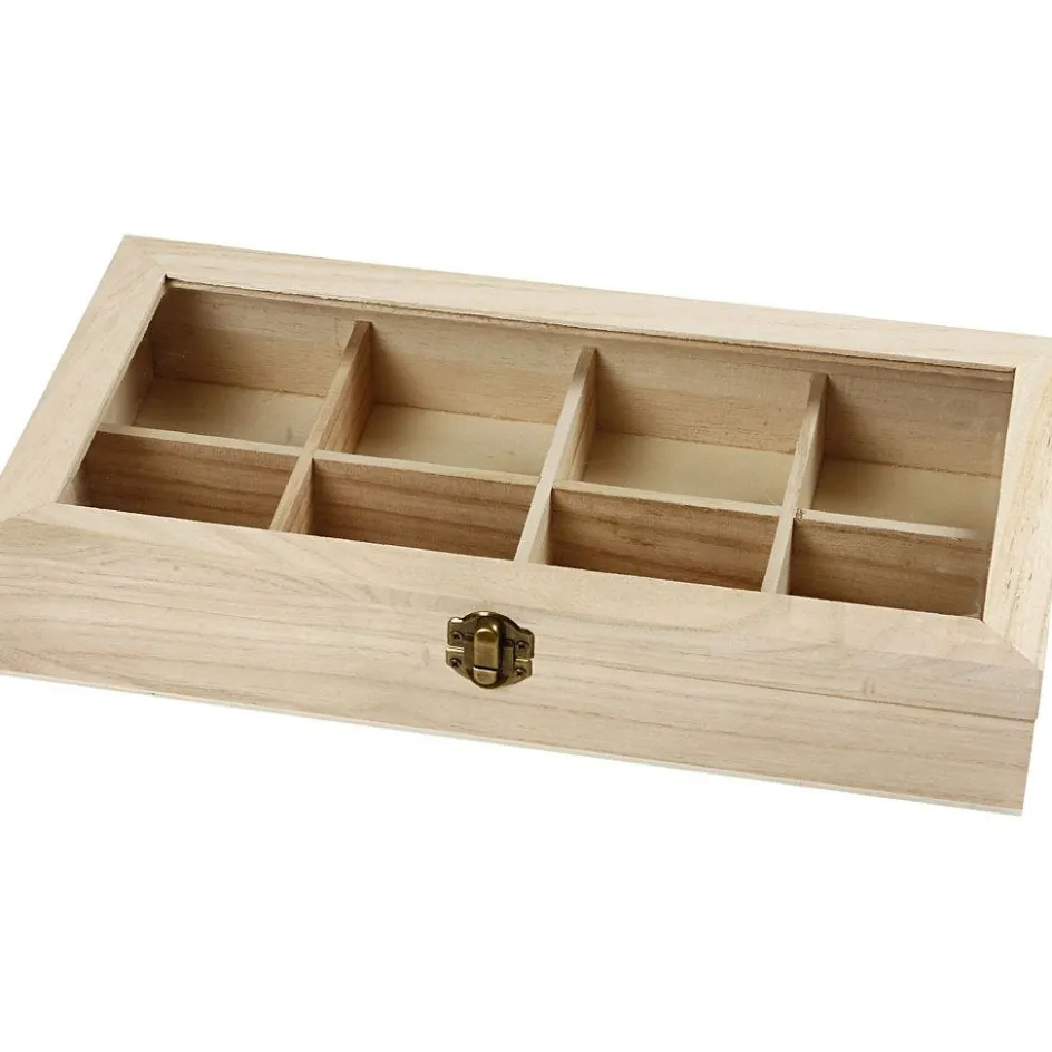 Creativ Company Box with Glass Lid| Boxes And Storage
