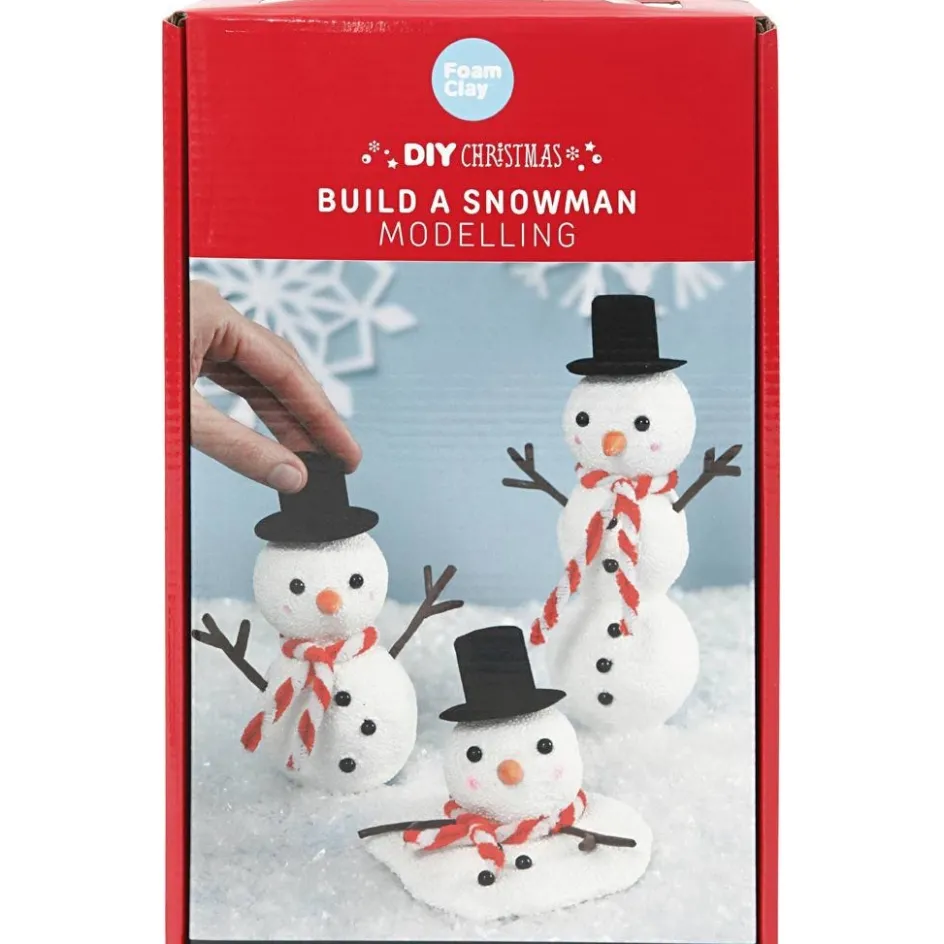 Foam Clay Build a snowman| Air Drying Clay And Modelling Compounds|Diy-Kits, Modelling And Casting