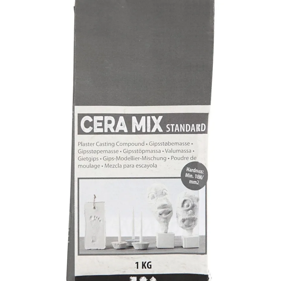 Creativ Company Cera-Mix Standard Casting Plaster| Gypsum Casting