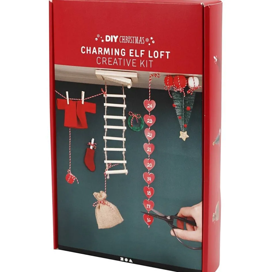 Creativ Company Charming Elf Loft| Miniature|Diy-Kits, Basic Items And Tools