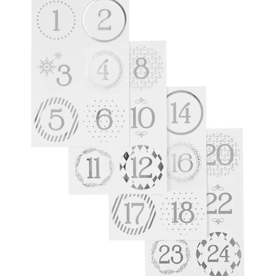 Vivi Gade Christmas calendar number stickers| Stickers And Vintage Die-Cuts