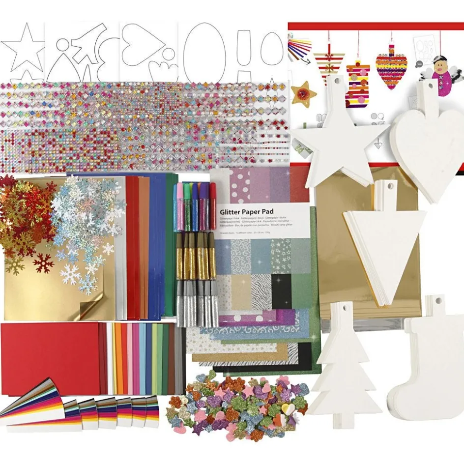 Creativ Company Christmas Decoration Kit| Creative Classroom Sets|Paper And Card