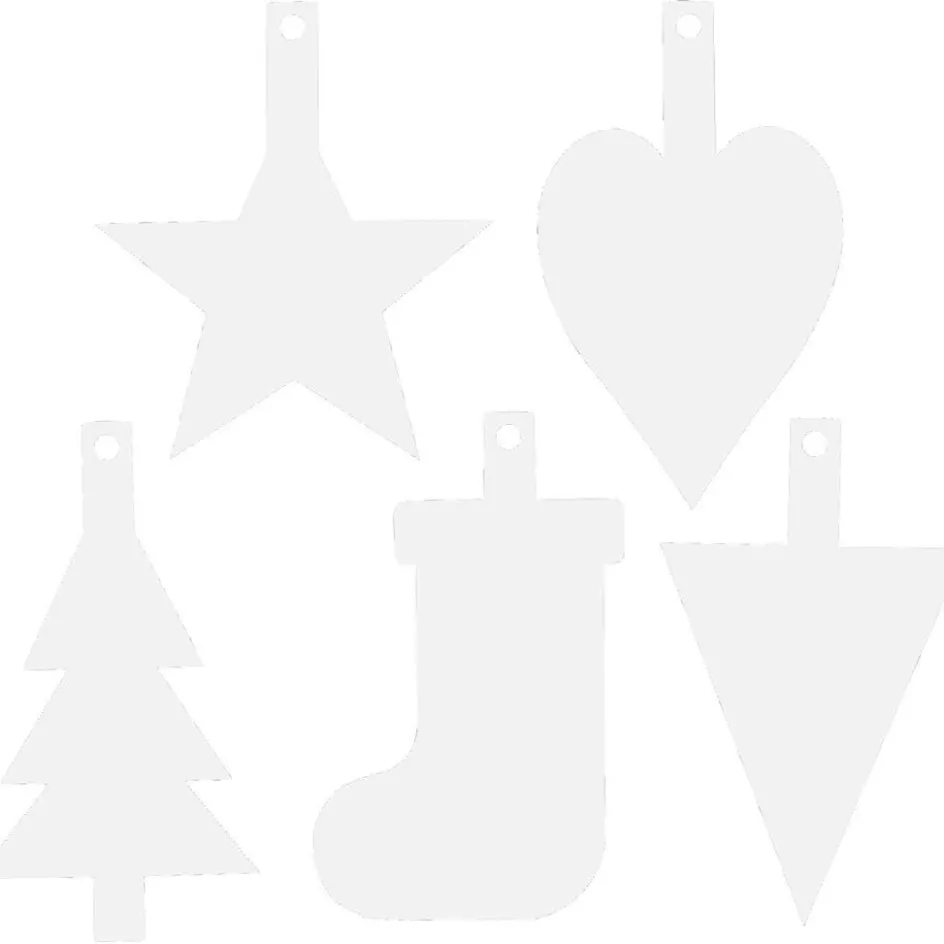 Creativ Company Christmas Ornaments| Paper Decorations And Paper Figures