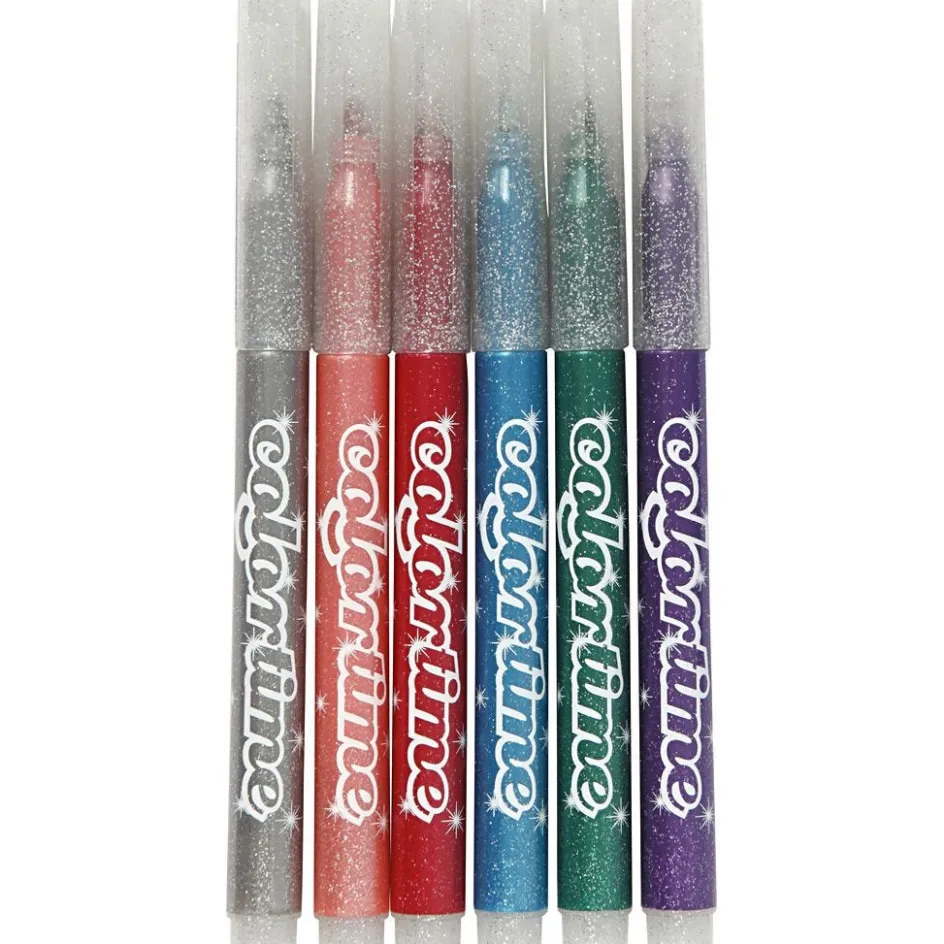 Colortime Glitter Marker| Felt Tips