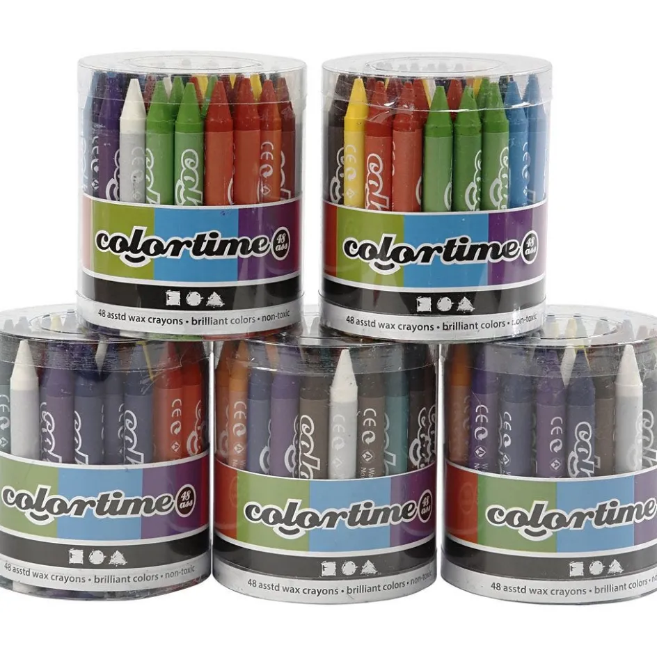 Colortime Wax Crayons| Paints And Painting Accessories|Pencils And Chalks