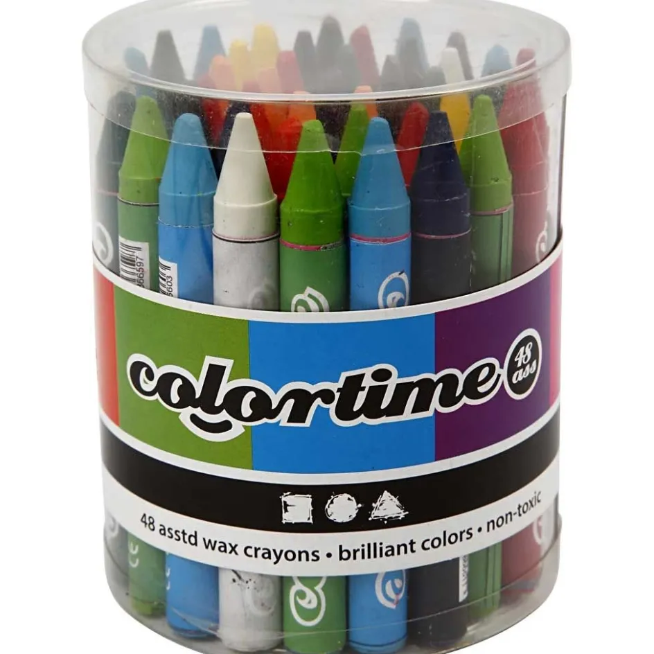 Colortime Wax Crayons| Paints And Painting Accessories|Pencils And Chalks