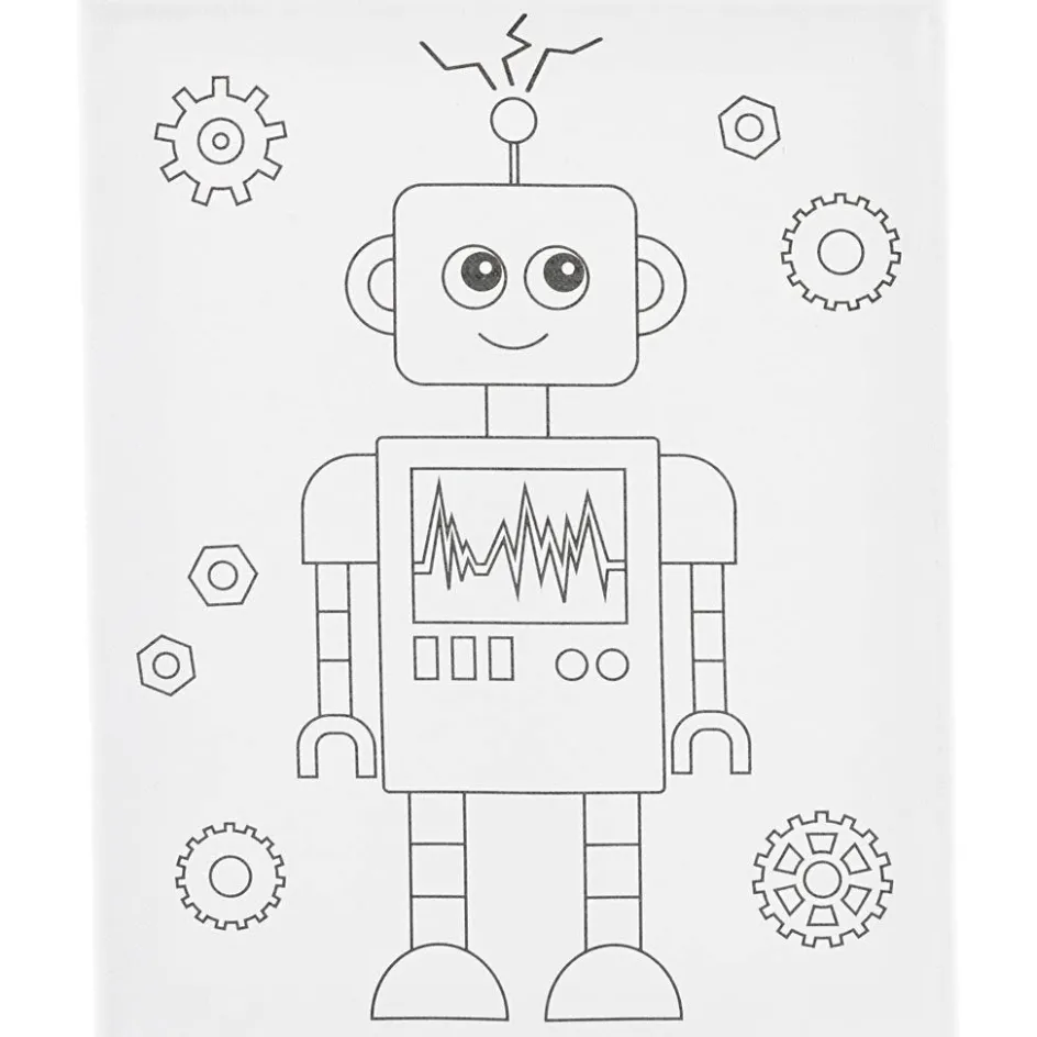 Creativ Company Colour-in Canvas| Canvases