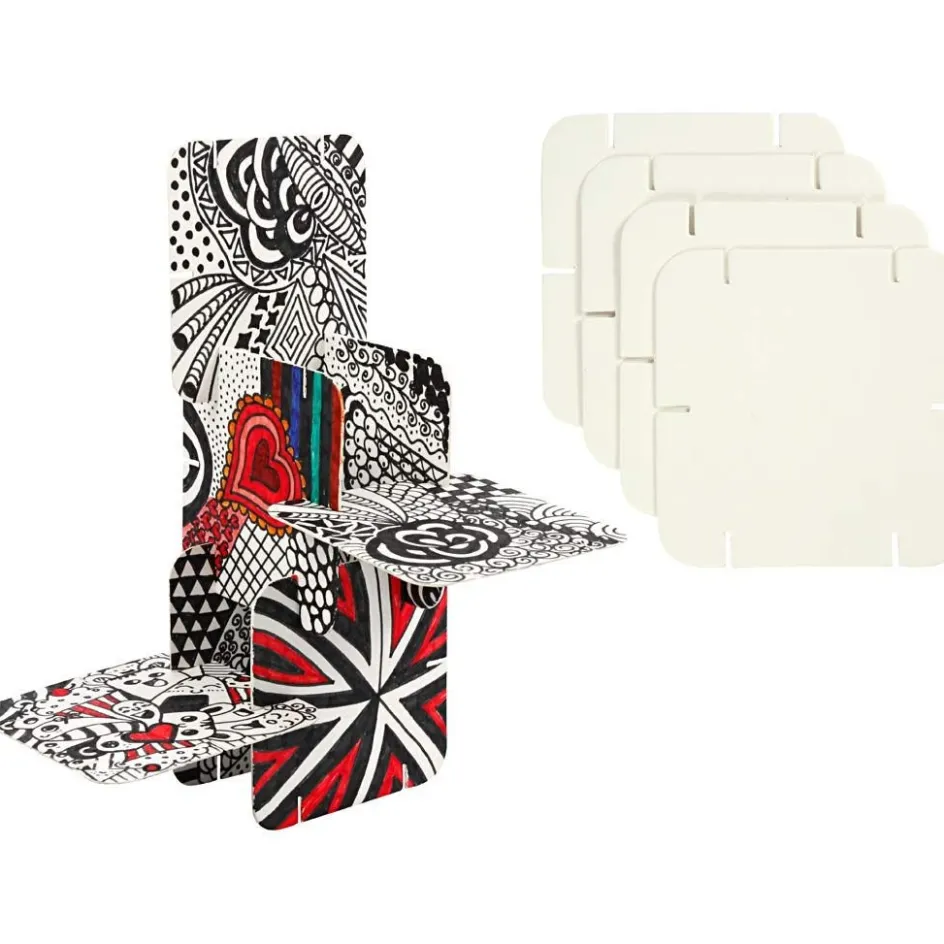 Creativ Company Construction Pieces| Toys Made From Paper And Cardboard
