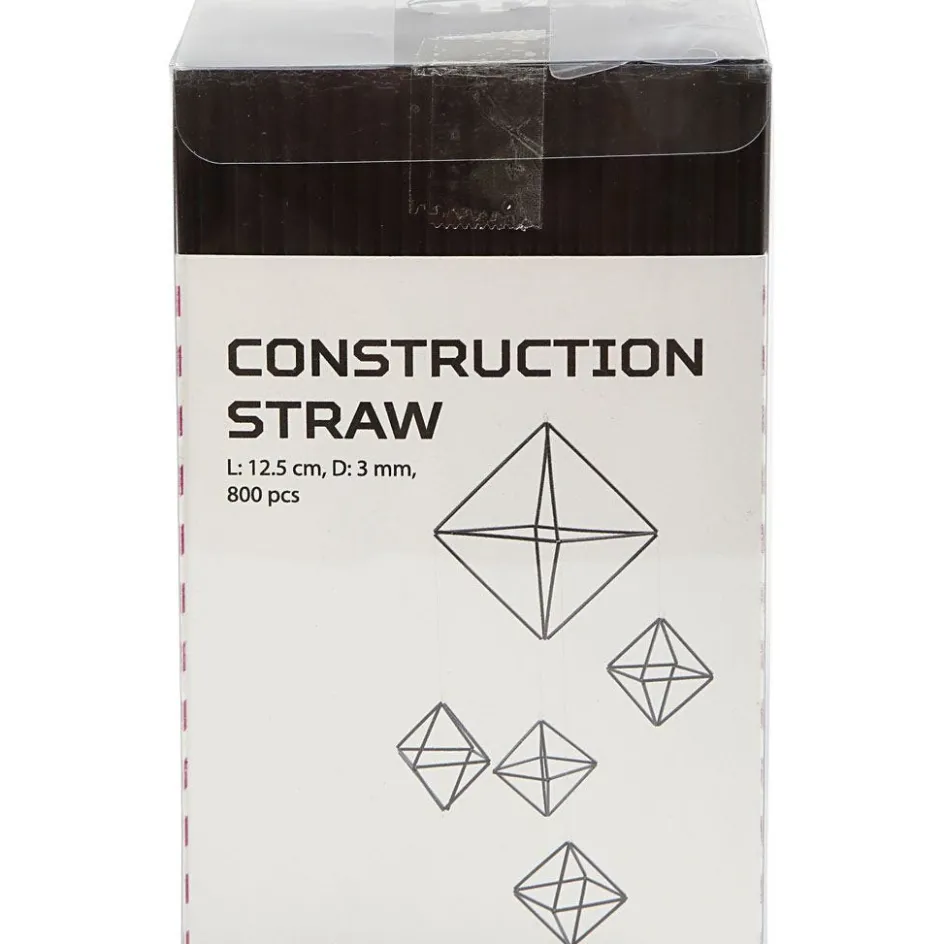 Creativ Company Construction Straw| Lolly Sticks And Construction Tools