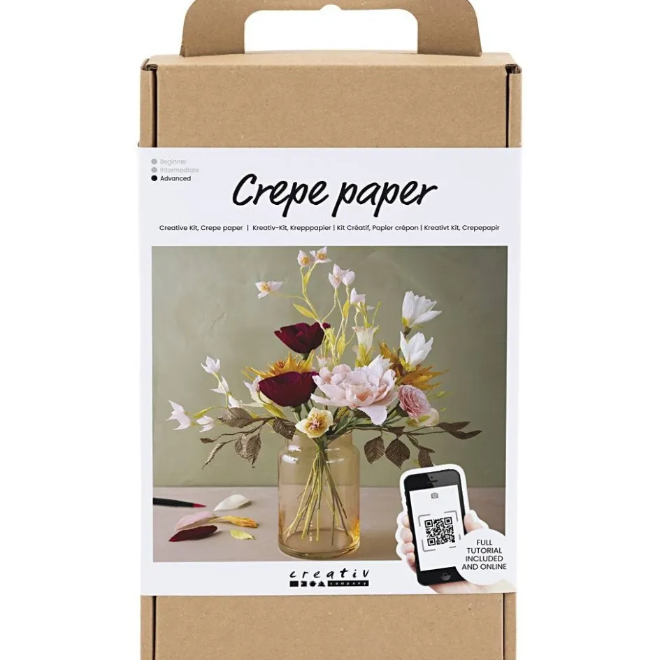 Creativ Company Craft Kit Crepe Paper| Paper And Card|Diy-Kits, Paper Crafts