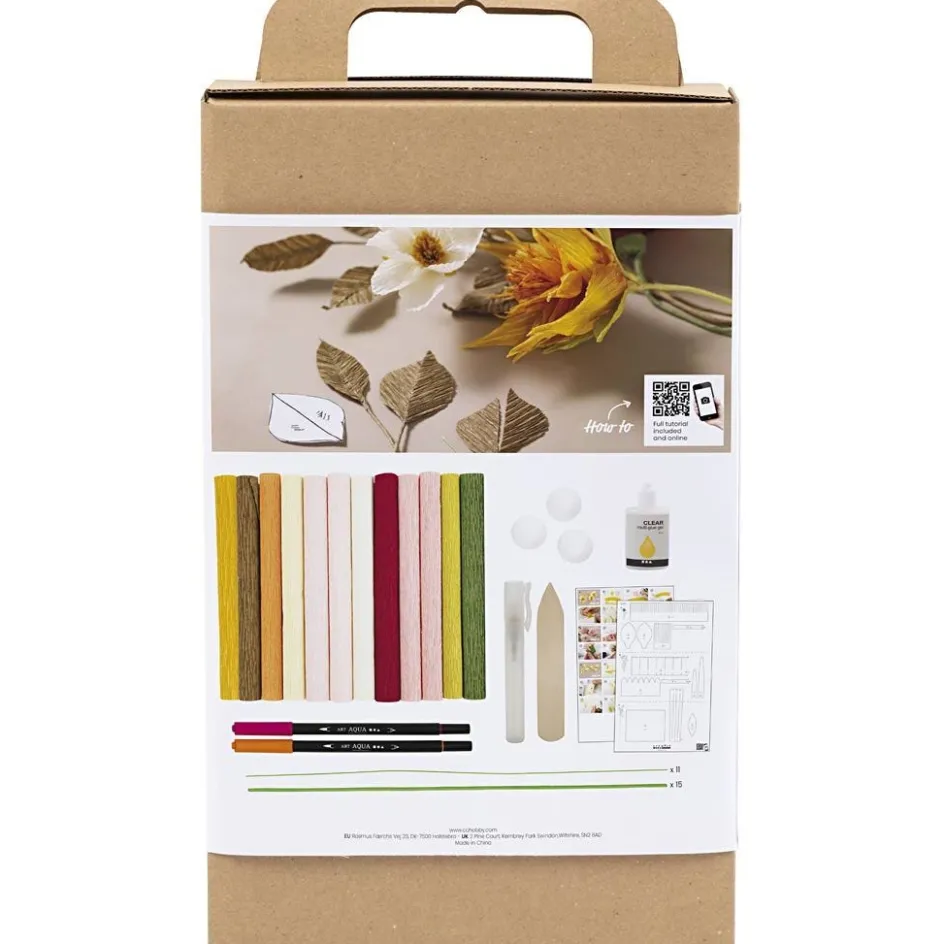 Creativ Company Craft Kit Crepe Paper| Paper And Card|Diy-Kits, Paper Crafts