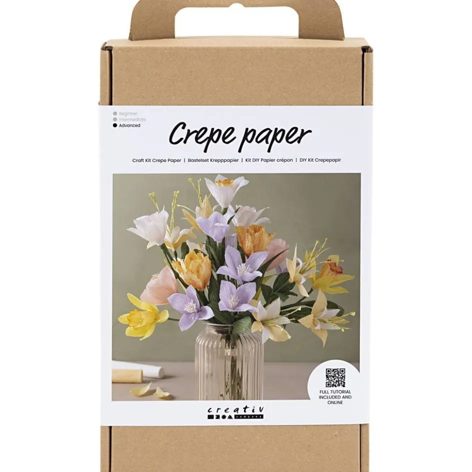 Creativ Company Craft Kit Crepe Paper| Paper And Card|Diy-Kits, Paper Crafts