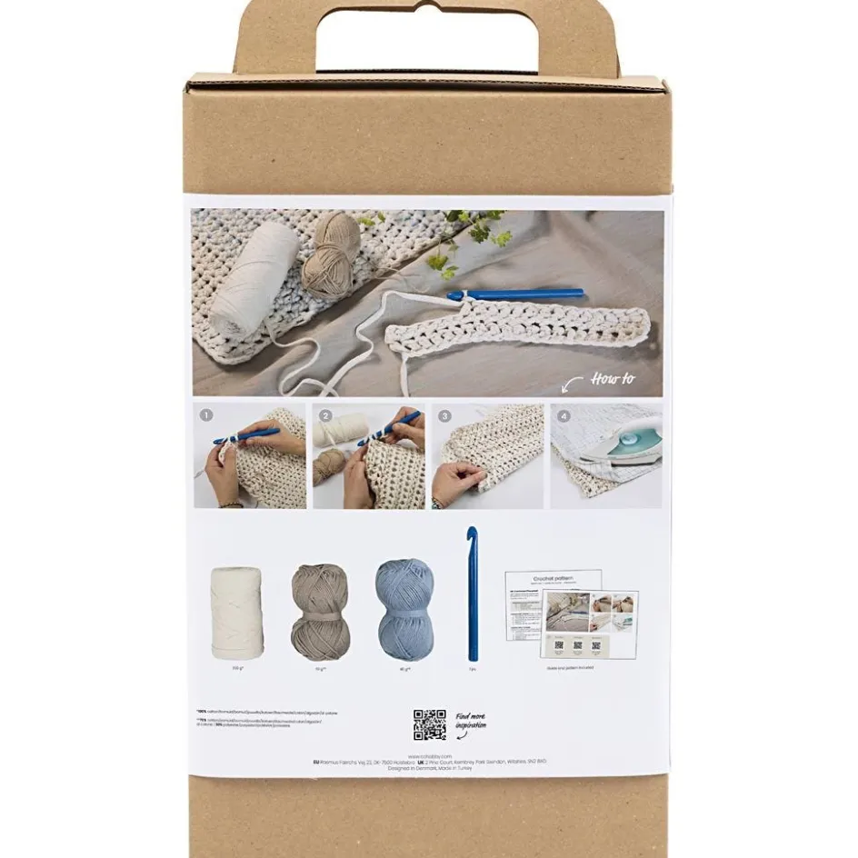 Creativ Company Craft Kit Crochet| Yarn|Diy-Kits, Textiles And Yarn