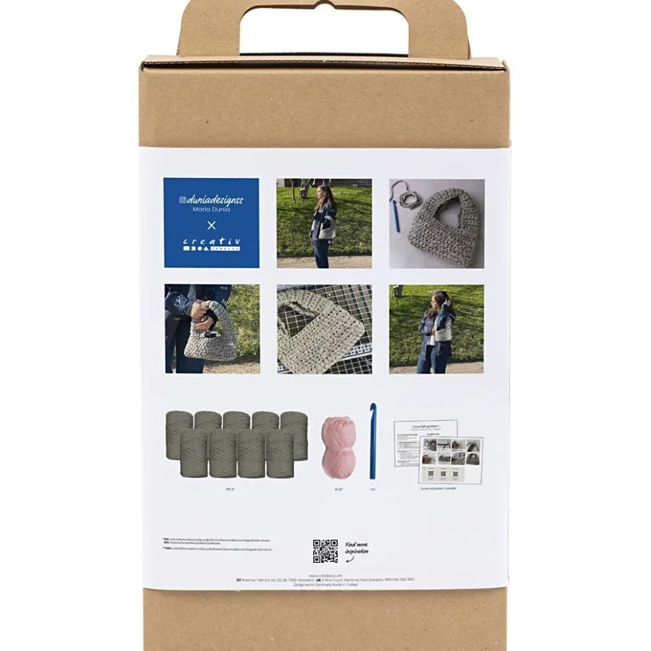 Creativ Company Craft Kit Crochet| Yarn|Diy-Kits, Textiles And Yarn