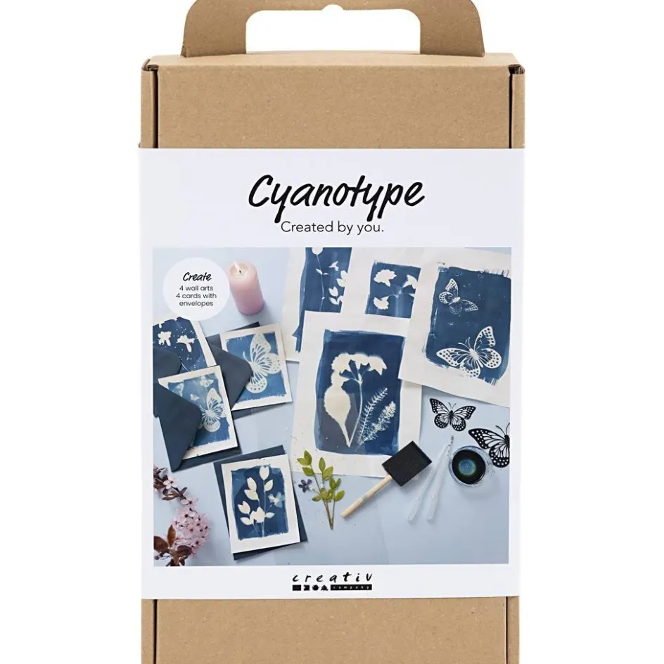 Creativ Company Craft Kit Cyanotype| Diy-Kits, Paints And Painting Accessories