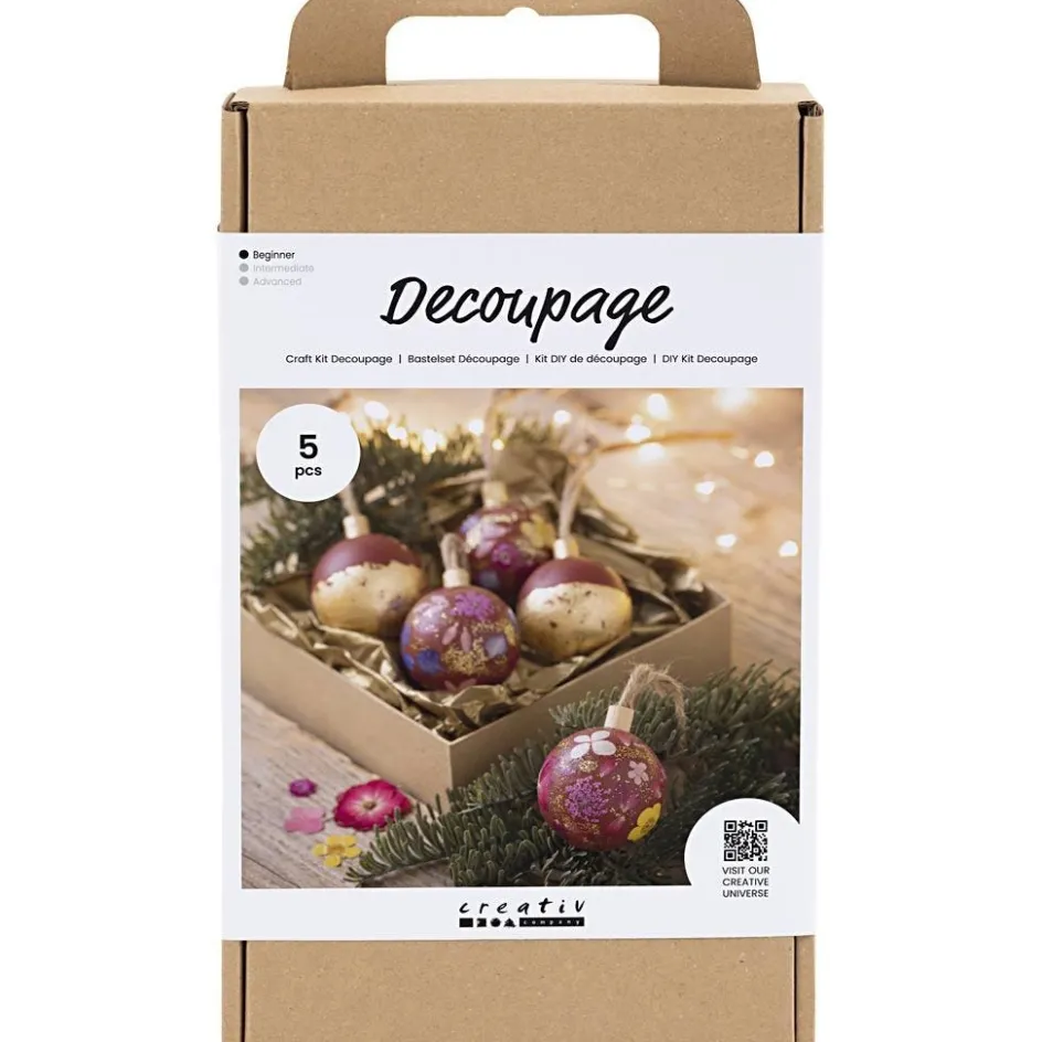 Creativ Company Craft Kit Decoupage| Figures, Eggs And Animals For Decorating|Diy-Kits, Items For Decoration