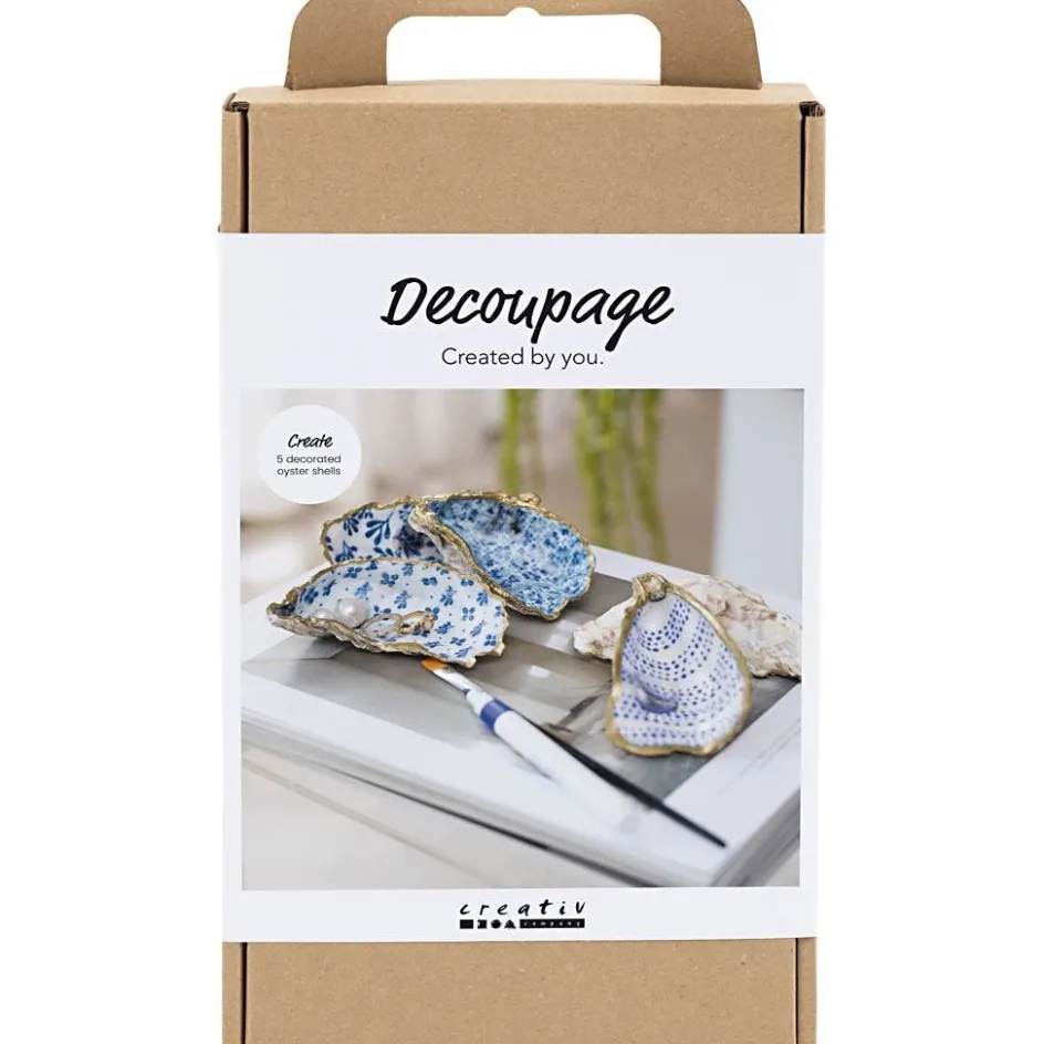 Creativ Company Craft Kit Decoupage| Figures, Eggs And Animals For Decorating|Diy-Kits, Items For Decoration