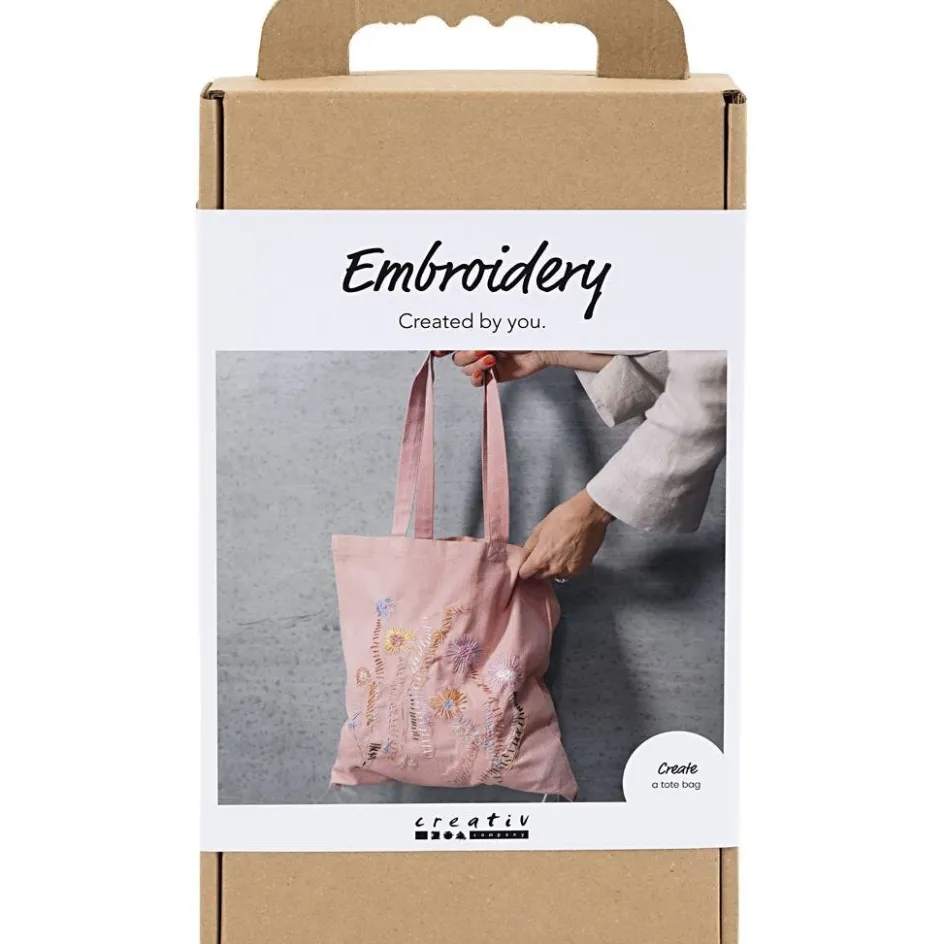 Creativ Company Craft Kit Embroidery| Embroidery And Needle Punch|Diy-Kits, Textiles And Yarn