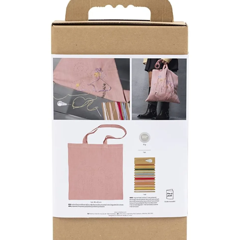Creativ Company Craft Kit Embroidery| Embroidery And Needle Punch|Diy-Kits, Textiles And Yarn
