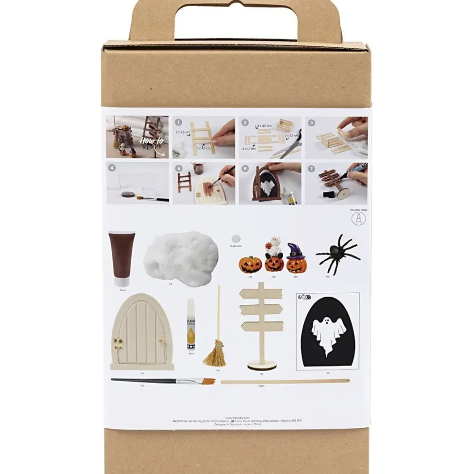 Creativ Company Craft Kit Halloween Door| Diy-Kits, Basic Items And Tools