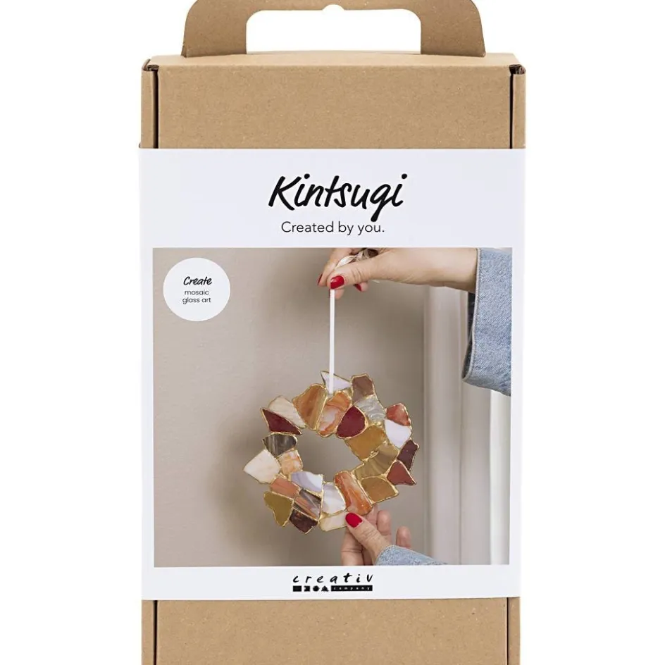 Creativ Company Craft Kit Kintsugi| Figures, Eggs And Animals For Decorating|Diy-Kits, Items For Decoration