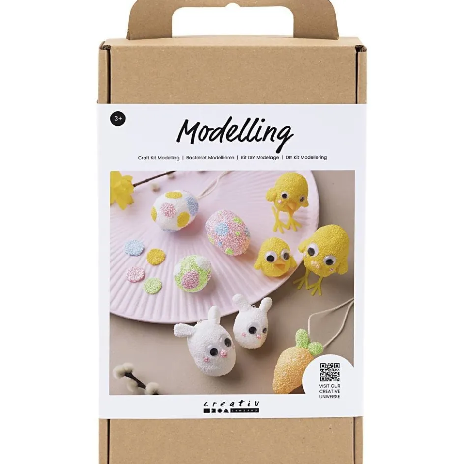 Creativ Company Craft Kit Modelling| Air Drying Clay And Modelling Compounds|Diy-Kits, Modelling And Casting
