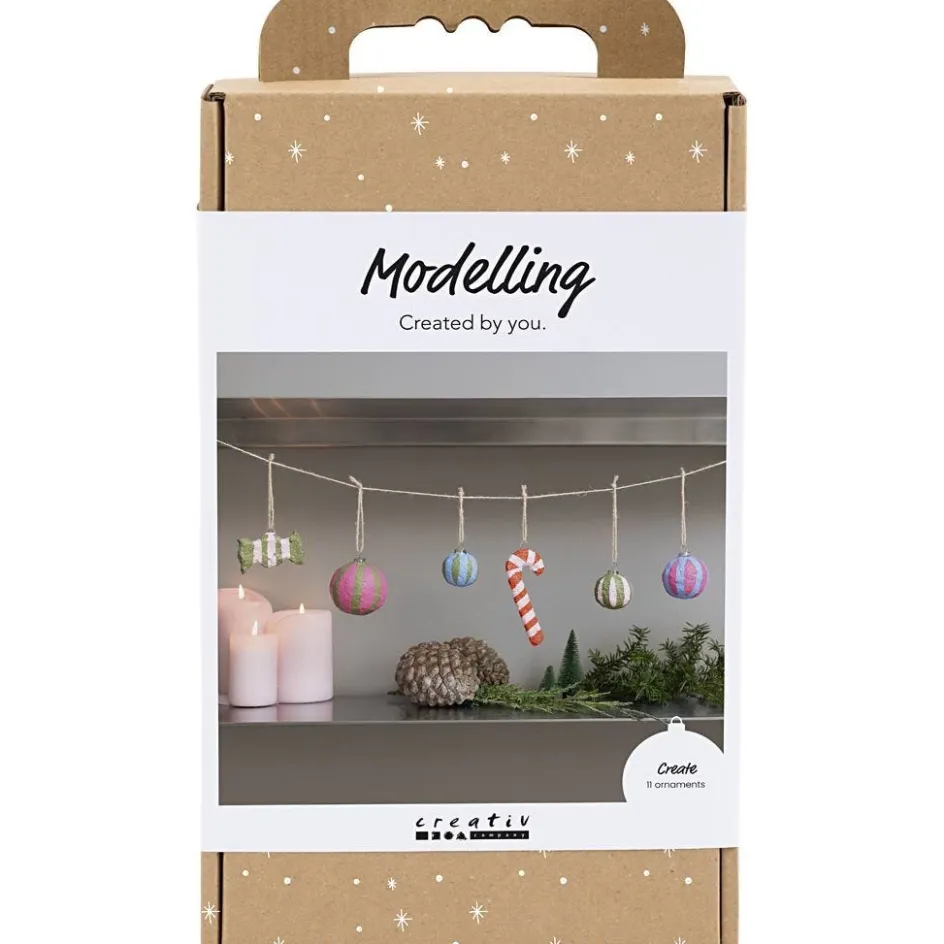 Creativ Company Craft Kit Modelling| Air Drying Clay And Modelling Compounds|Diy-Kits, Modelling And Casting