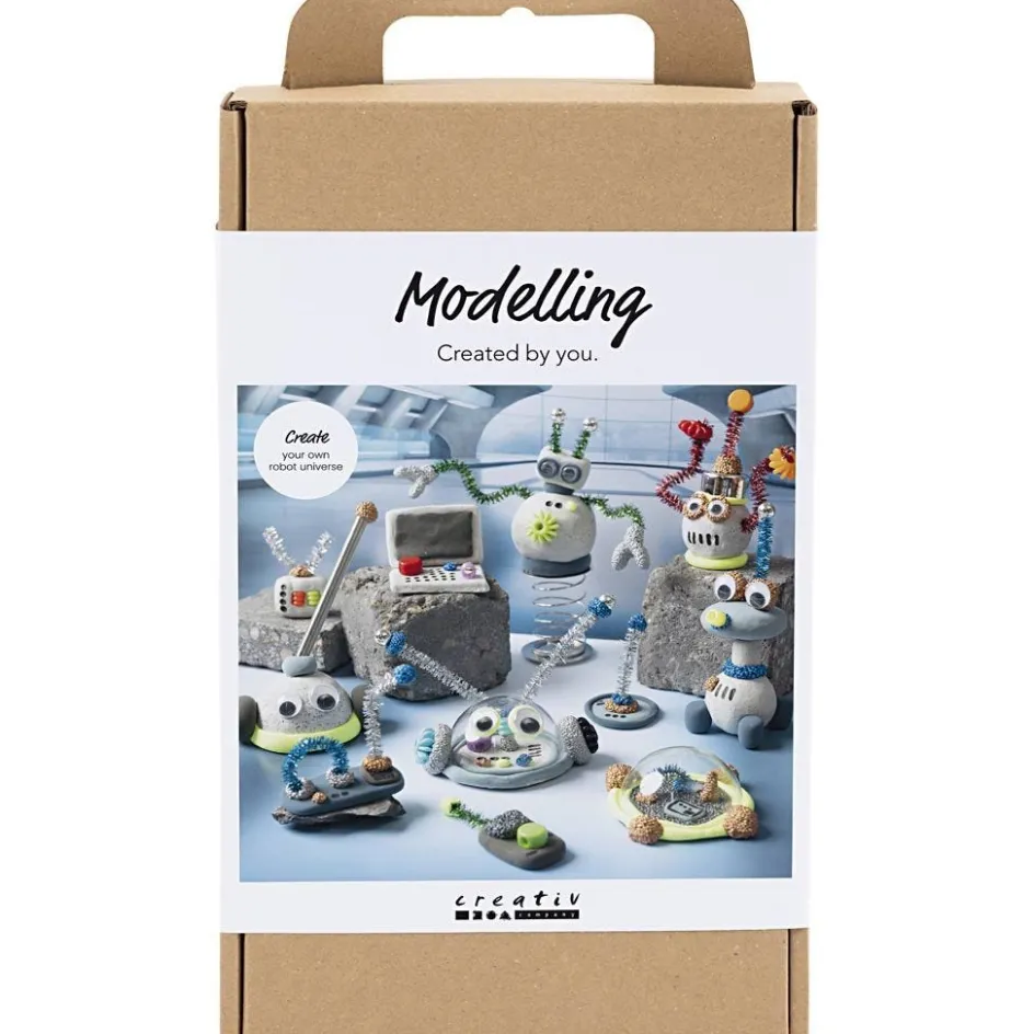 Creativ Company Craft Kit Modelling| Air Drying Clay And Modelling Compounds|Diy-Kits, Modelling And Casting