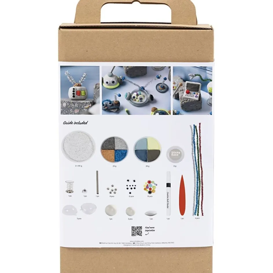 Creativ Company Craft Kit Modelling| Air Drying Clay And Modelling Compounds|Diy-Kits, Modelling And Casting