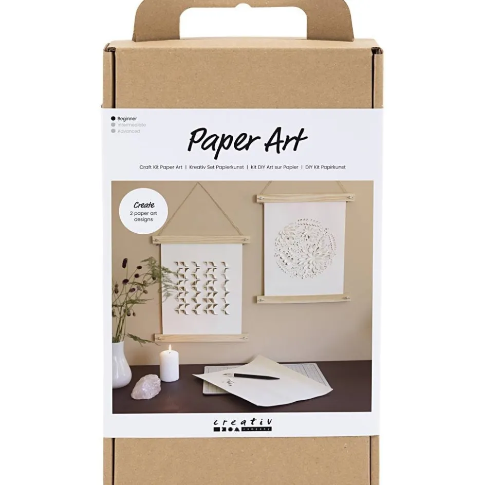 Creativ Company Craft Kit Paper Art| Paper Decorations And Paper Figures|Paper And Card