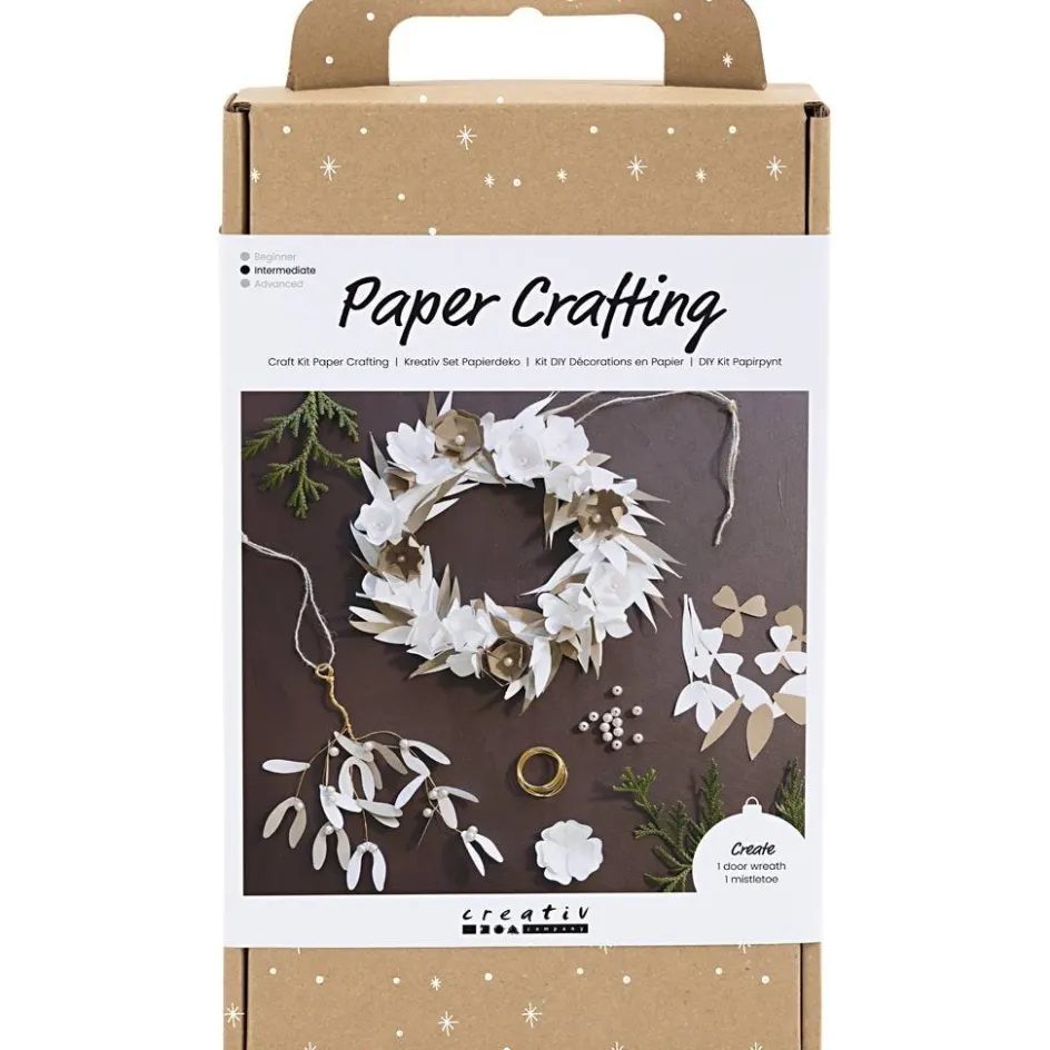 Creativ Company Craft Kit Paper Crafting| Paper Decorations And Paper Figures|Paper And Card