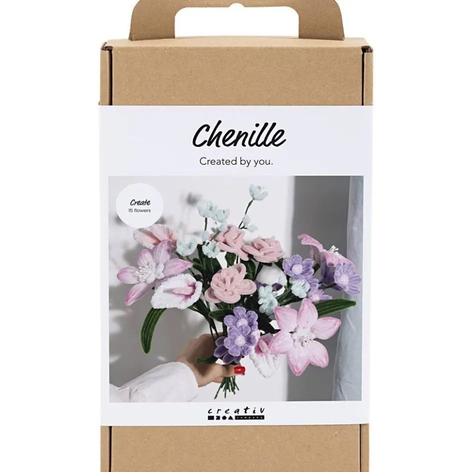Creativ Company Craft Kit Pipe Cleaner Flowers| Diy-Kits, Basic Items And Tools