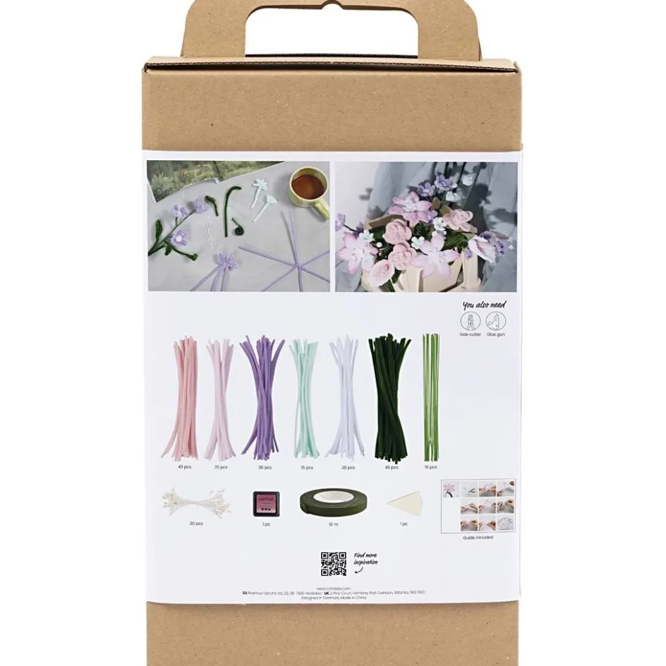 Creativ Company Craft Kit Pipe Cleaner Flowers| Diy-Kits, Basic Items And Tools