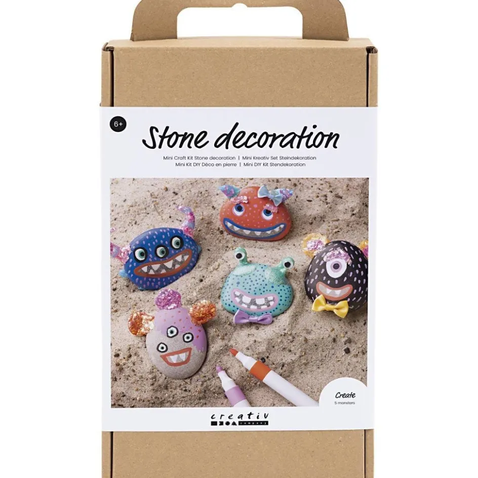Creativ Company Craft Kit Stone Decoration| Diy-Kits, Basic Items And Tools