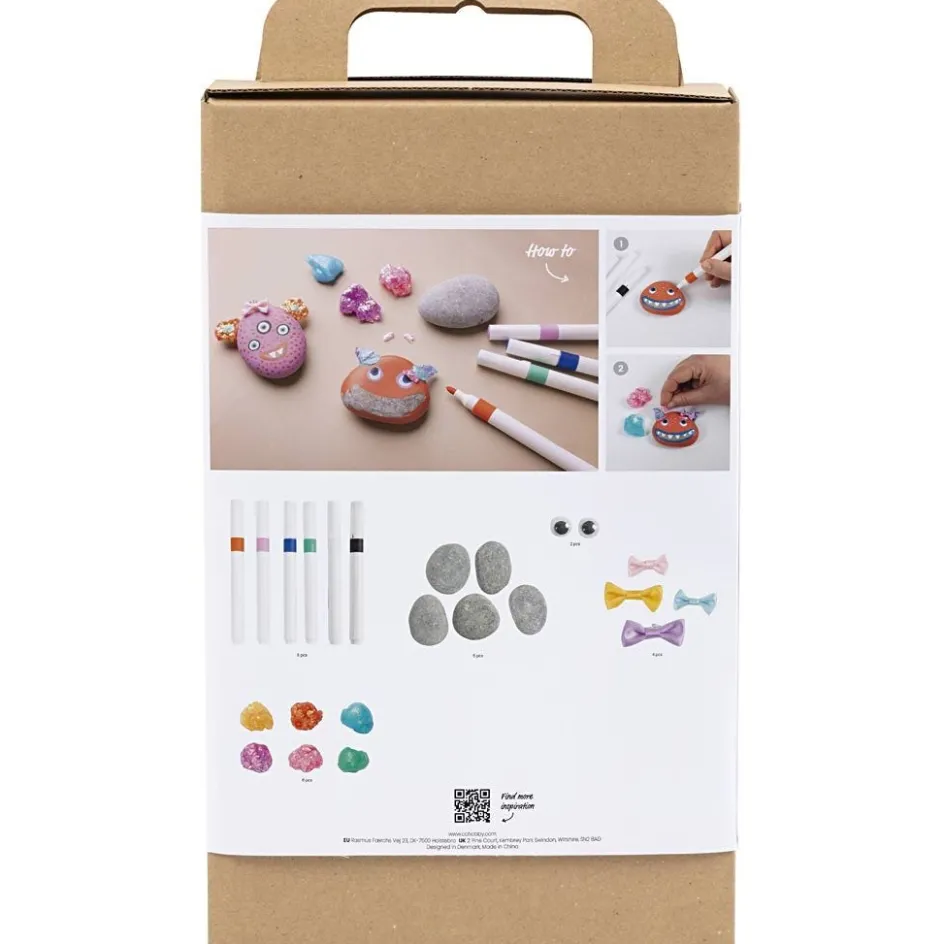 Creativ Company Craft Kit Stone Decoration| Diy-Kits, Basic Items And Tools